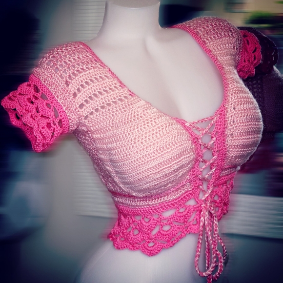Mayada Lace Corset - Picture 1 of 4